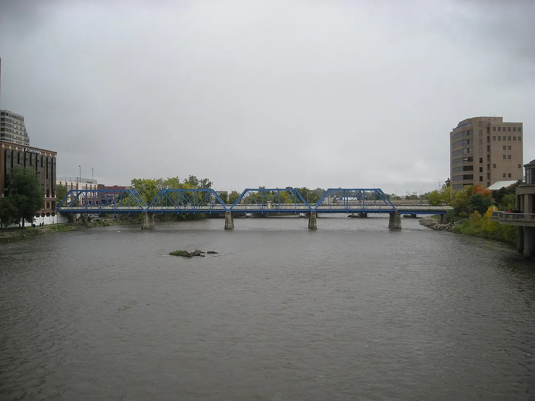The Blue Bridge over the Grand River