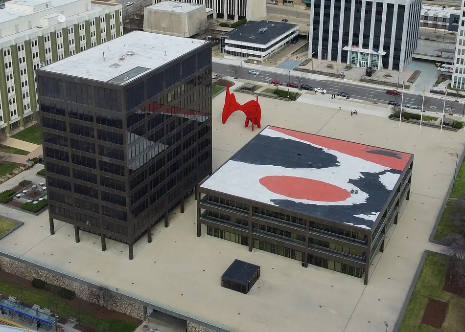 Calder Plaza, downtown Grand Rapids